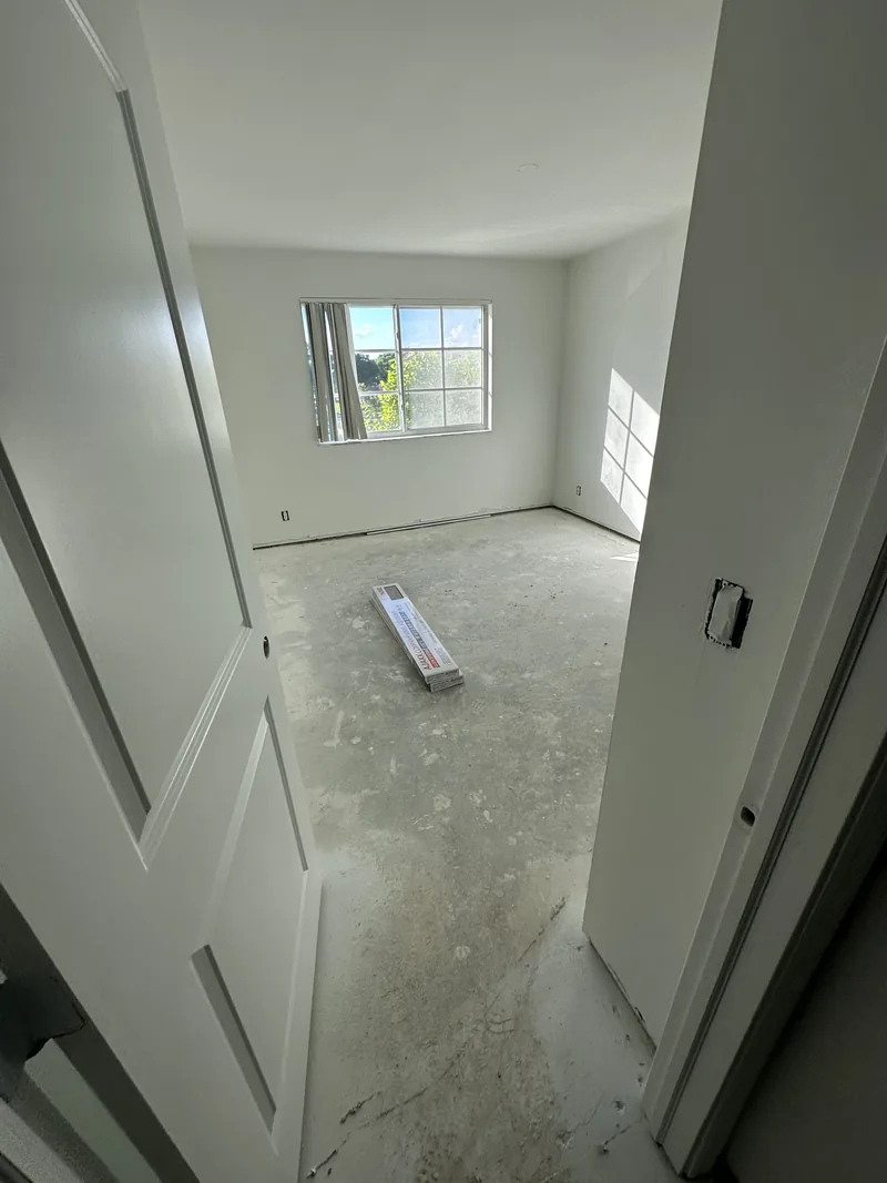 Room in the latest documented site-preparation state